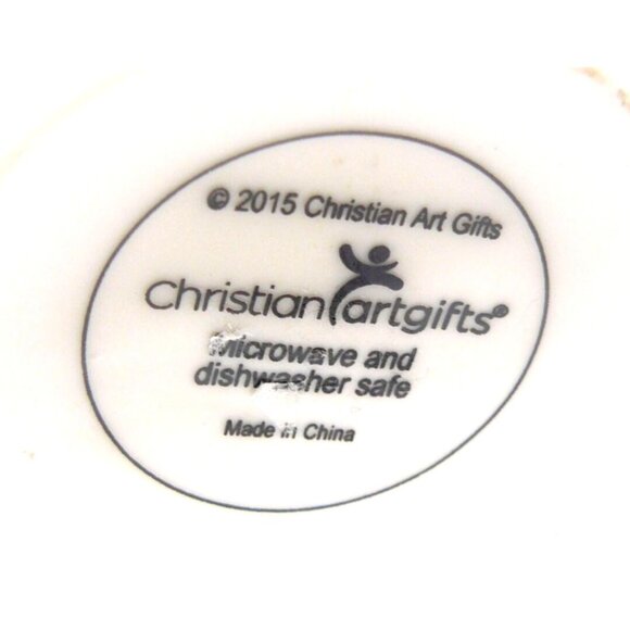 Teacher Appreciation Ceramic Mug White & Blue Inspirational  Christian Art Gifts - Picture 4 of 8